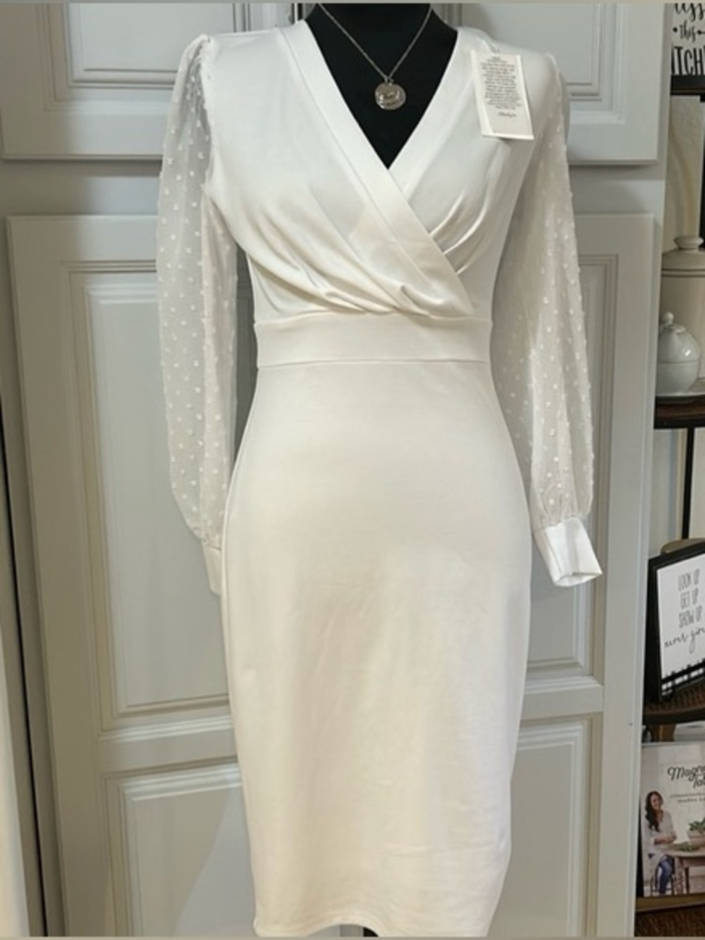 Grace Karin white dress medium